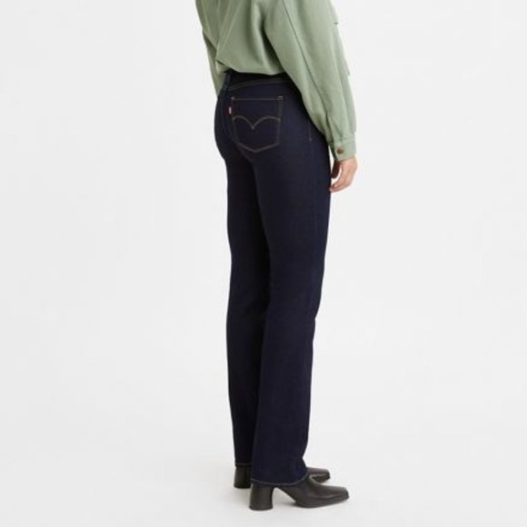 Levi's 314 Shaping Straight Women's Jeans Darkest Sky W33 L30 - Picture 2 of 4